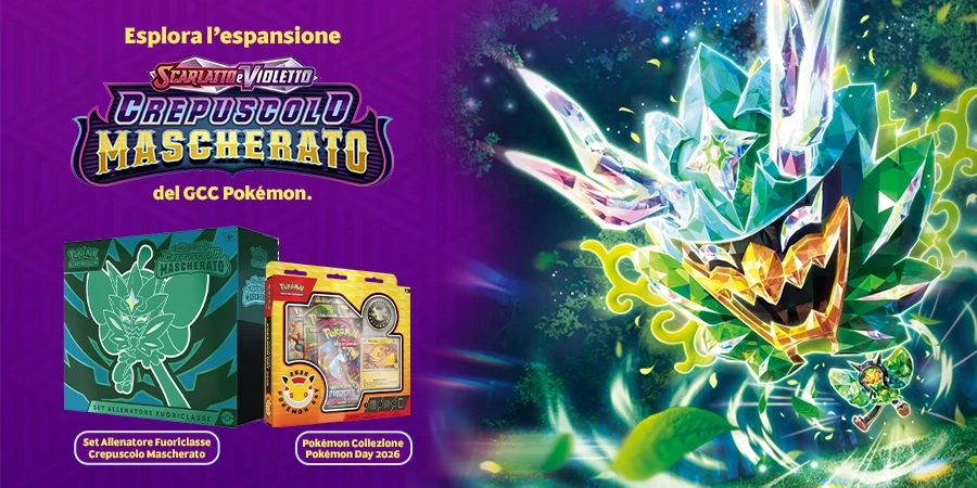 Novità Pokémon Crepuscolo Mascherato